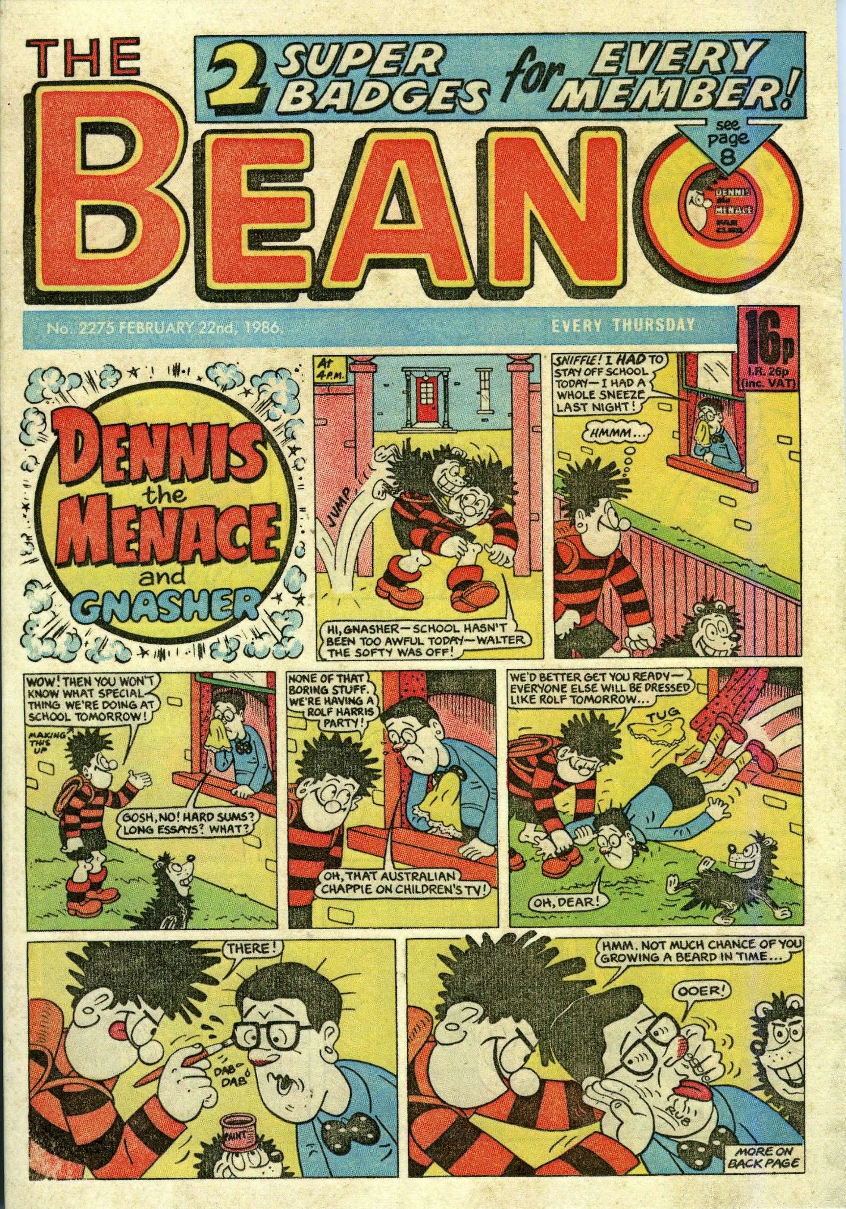 Image result for beano comic